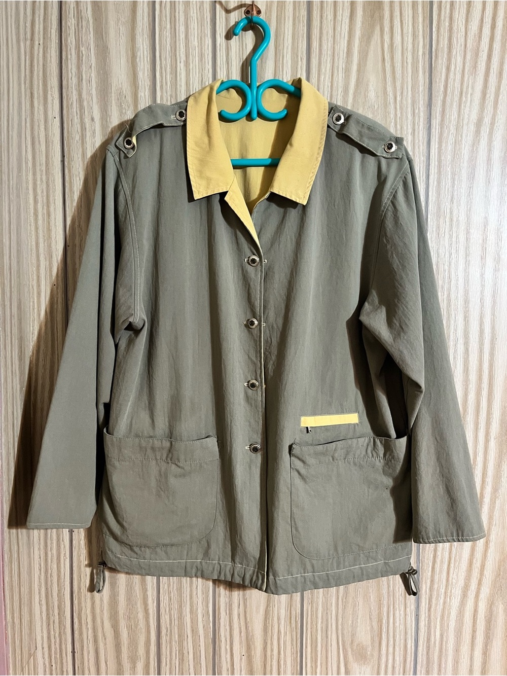 Vintage Made in Canada Reversible Utility Windbreaker Jacket 18